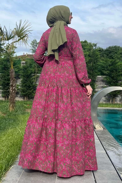 Betül Gül Kurusu Elbise - Resim 7