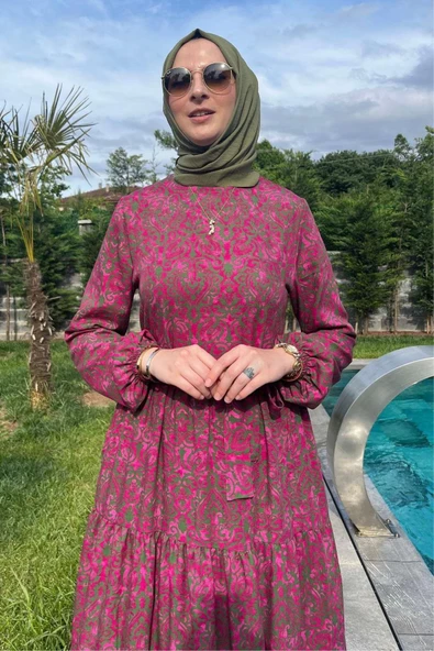 Betül Gül Kurusu Elbise - Resim 3