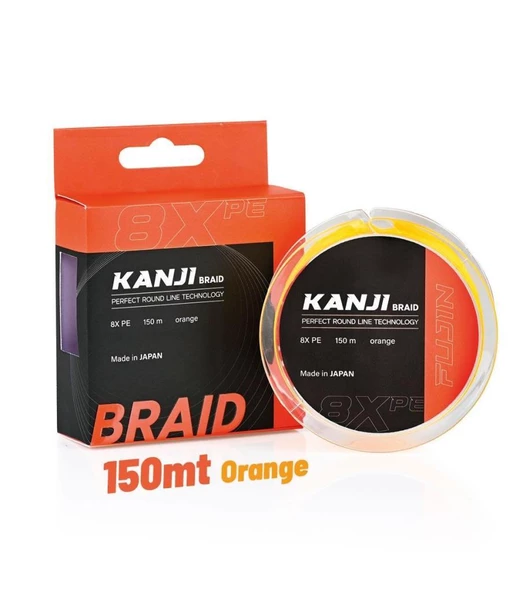 Fujin Kanji 8X 150MT Orange Pe Line ürün görseli 1