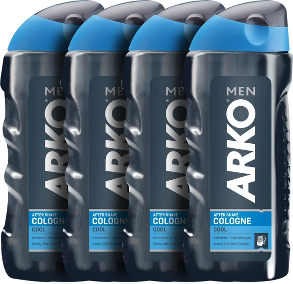 Arko Men Cool Tıraş Kolonyası 4x200ml ürün görseli 1