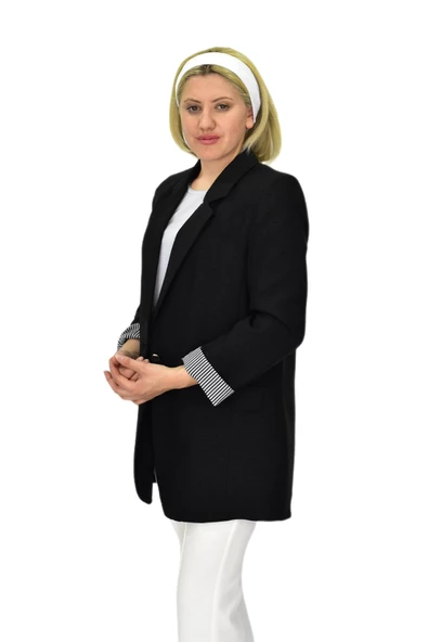 Kadın Ayrobin Tek Dügmeli Ceket BGL-ST03726 - Resim 5