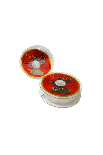 Kawa Jıl Trapper 160m Şeffaf Misina 0.35 mm ürün görseli 1