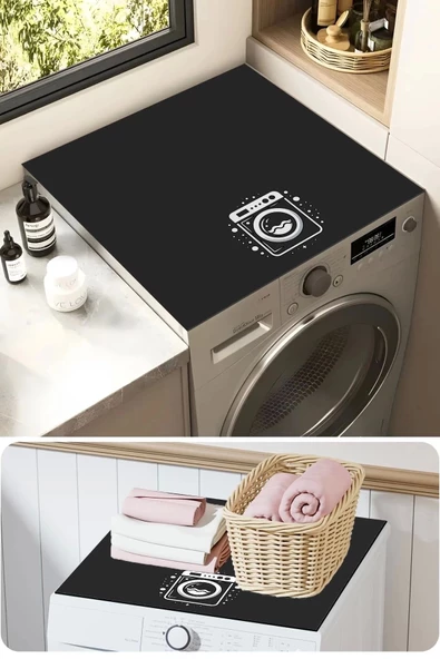Valerine Life Çamaşır ve Kurutma Makinesi Üstü Düzenleyici Matı Örtüsü Kaymaz Sıvı Geçirmez 27CMD240602 ürün görseli 1