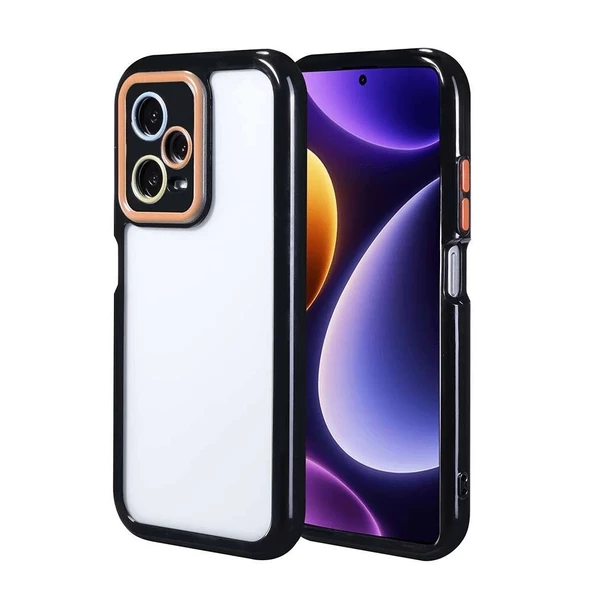 Xiaomi Redmi Note 12 Pro Plus 5G Uyumlu Kılıf Kamera Korumalı Renkli Kenar ve Çerçeve Tasarımlı Vitamin Kapak ürün görseli 1