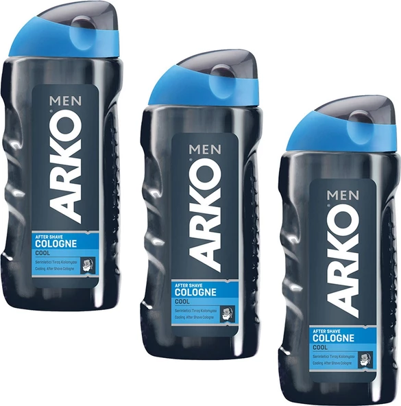 Arko Men Tıraş Kolonyası Cool 200 ml 3 Adet ürün görseli 1