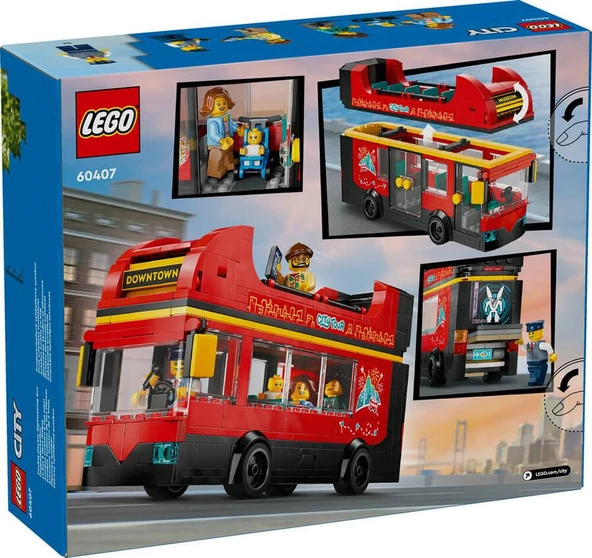 LEGO City 60407 Double-Decker Sightseeing Bus - Resim 2
