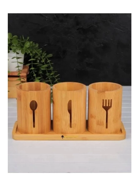 Mien MEN665 Bambu Kaşıklık Seti 3'lü ürün görseli 1