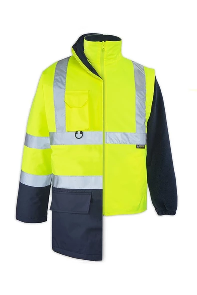 OLYMPUS MAX-BREATHANE HI-VIS TWO-TONE 5 IN 1 JACKET ürün görseli 1