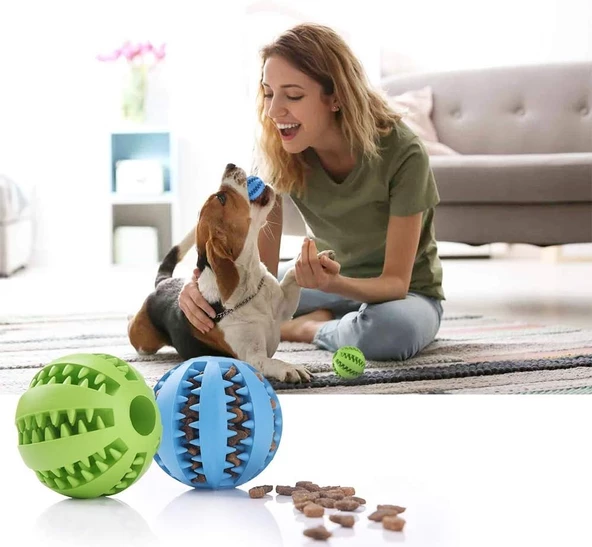 Mama Hazneli Köpek ve Kedi Eğitim Ve Oyun Topu Turuncu ürün görseli 1