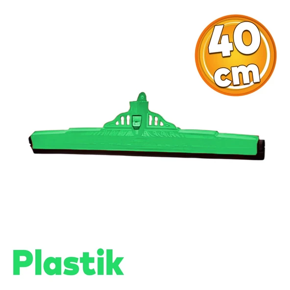 Ev Tipi Plastik Çekpas Çekçek Yersil 40 cm Ev İş Yeri Dükkan Cam Zemin Yer Temizleme Silme ürün görseli 1