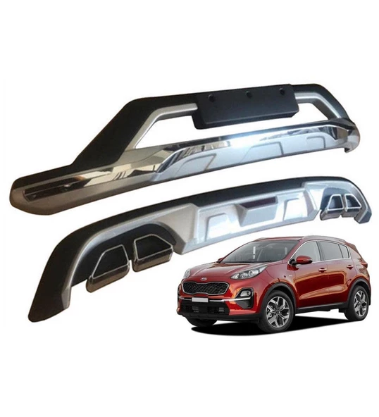 Kia Sportage Ön-Arka Tampon Koruması  2018-2021 Arası Uyumlu ürün görseli 1