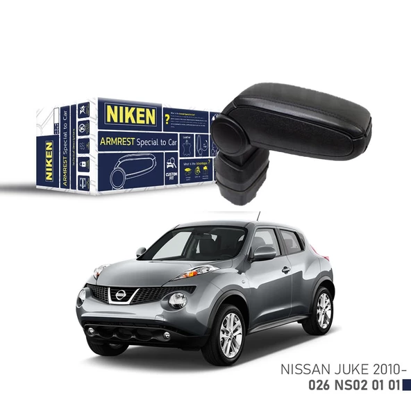 Niken Nıssan Juke 2010+ Sonrası Araca Özel Kol Dayama Siyah ürün görseli 1