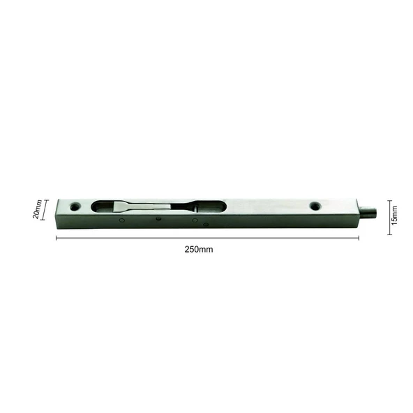 Algatec Paslanmaz Kapı Sürgüsü 25cm - Resim 2