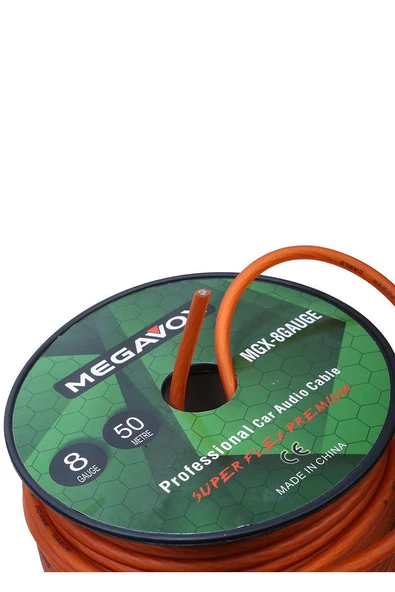 Megavox 8 Ga Rulo Kablo 50 Metre - Resim 3