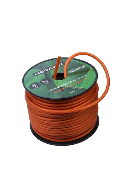 Megavox 8 Ga Rulo Kablo 50 Metre - Resim 2