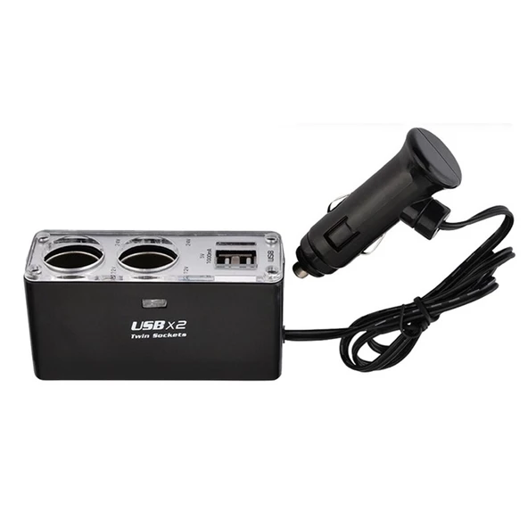 Space 2 x USB Çakmak Soketi / ICCA22 - Resim 2