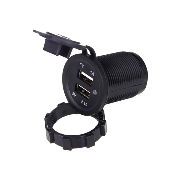 Universal çift usb'li soket 12-24V / ICCA102 - Resim 3
