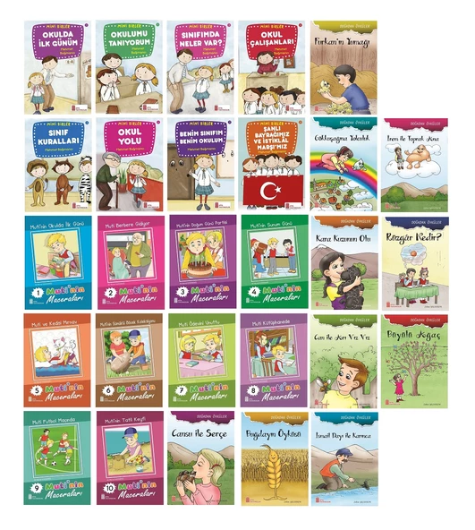 Ata 1.Sınıf 28 li Hikaye Kitap Seti+ Kitap Okuma Not Defteri ürün görseli 1