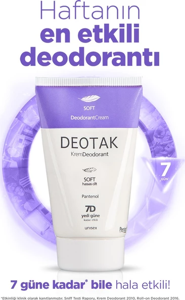 Deotak Krem Deodorant Soft 35ml - Resim 4