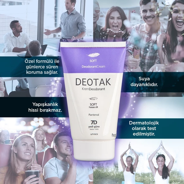 Deotak Krem Deodorant Soft 35ml - Resim 3