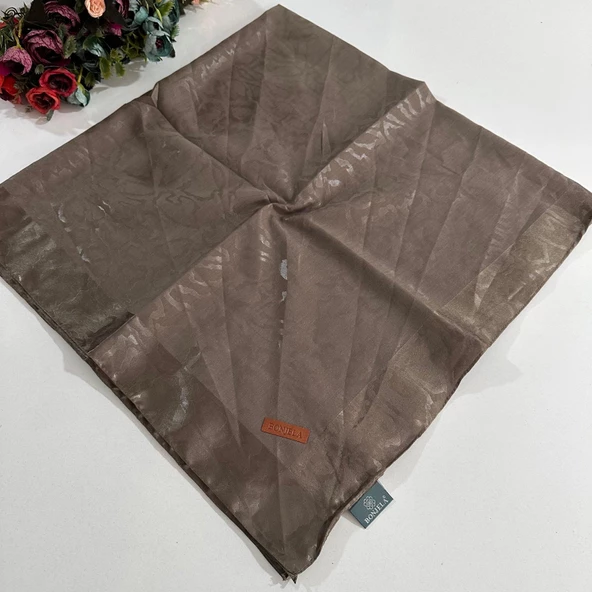 Bonjela Lento Eşarp Leopar Desen Toprak LNT0234 ürün görseli 1