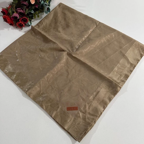Bonjela Lento Eşarp Leopar Desen Koyu Saman LNT0233 ürün görseli 1