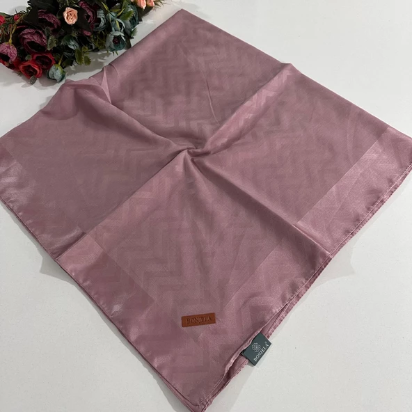 Bonjela Lento Eşarp Geometrik Desen Pudra LNT0324 ürün görseli 1