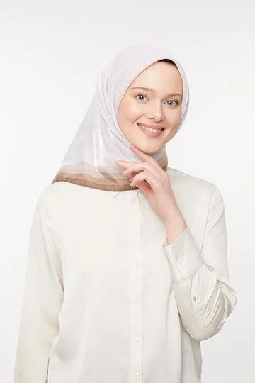 Levi'dor Kehribar Eşarp Kemik LTR0209 ürün görseli 1