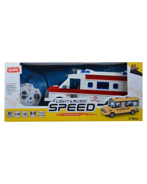 Ctoys Uzaktan Kumandalı Ambulans WL 167B ürün görseli 1