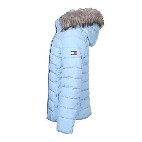 Tommy Hilfiger Kadın Mont Mavi - Resim 3