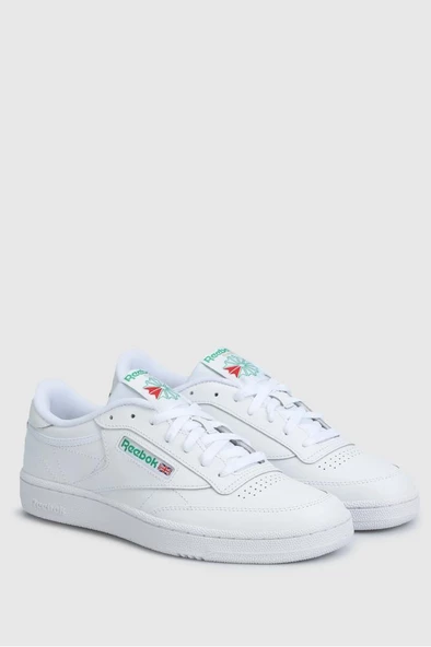 Reebok CLUB C 85 100000155 Unisex Sneaker Ayakkabı Beyaz Yeşil 36-45 ürün görseli 1