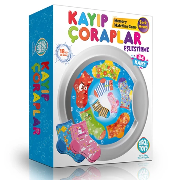 Kayıp Çoraplar Eşleştirme 32 Çift Çorap - 18 Ay+ Çocuklar İçin ürün görseli 1