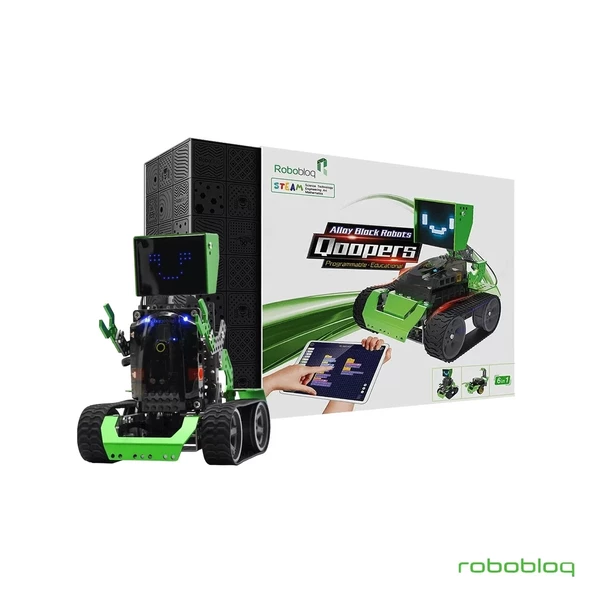 Robobloq Qoopers Robot Kiti Steam Eğitim Robotu ürün görseli 1
