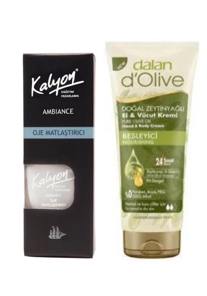 Kalyon Oje Matlaştırıcı + Dalan Tüp Krem 20 Ml ürün görseli 1