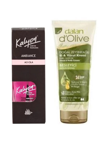 Kalyon Acı Cila + Dalan Tüp Krem 20 Ml ürün görseli 1