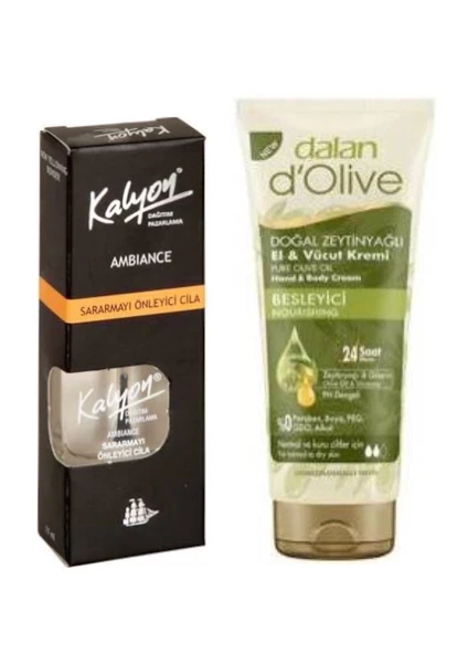 Kalyon Sararmayı Önleyici Cila + Dalan Tüp Krem 20 Ml ürün görseli 1