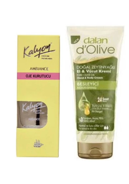 Kalyon Oje Kurutucu Fırçalı + Dalan Tüp Krem 20 Ml ürün görseli 1