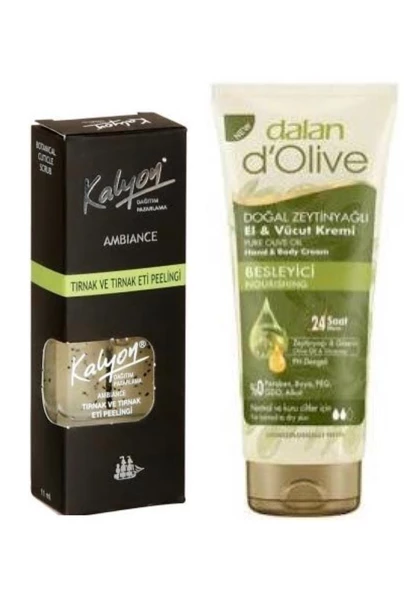Kalyon Tırnak ve Tırnak Eti Peelingi + Dalan Tüp Krem 20 Ml ürün görseli 1
