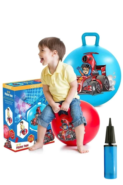 PLATES TOPU ZIP ZIP TOP POMPALI MAVİ ürün görseli 1