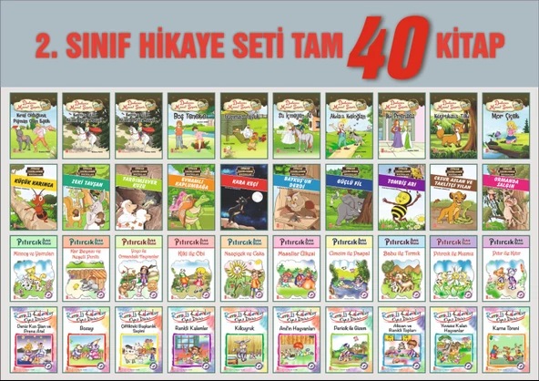 Ata 2.Sınıf Hikaye Seti (40 Kitap) ürün görseli 1