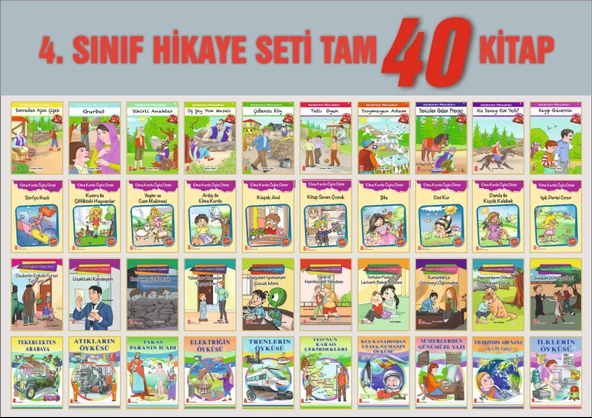 Ata 4.Sınıf Hikaye Seti (40 Kitap) ürün görseli 1