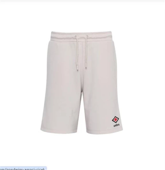 Umbro Erkek Bej Günlük Pamuklu Regular Şort Umbro Tag Shorts FE-0250 ürün görseli 1