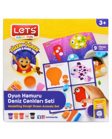 Lets Deniz Canlıları Oyun Hamuru Seti ürün görseli 1