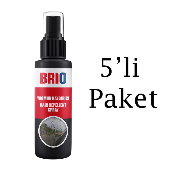 Brio Yağmur Kaydırıcı Sprey 250 Ml 5'li Paket ürün görseli 1
