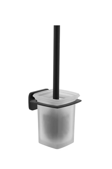 VitrA Base 600 A4413536 Tuvalet Fırçası, Mat Siyah, Duvardan ürün görseli 1