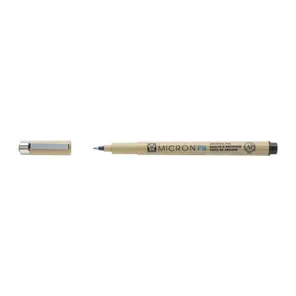 Sakura Pigma Micron PN Kırılmaz Esnek Uç Yazı ve Çizim Kalemi Black ürün görseli 1