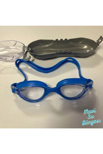Havuz Deniz Yüzücü Maskesi Maske - Mavi Su Dünyası ürün görseli 1
