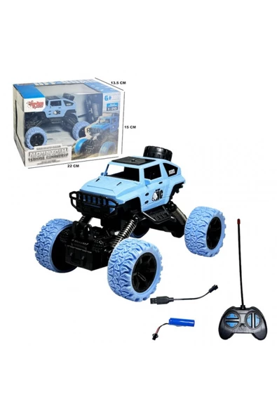 Uzaktan Kumandalı, Full Fonksiyonlu, Şarjlı, Büyük Teker Off Road Jeep Araba ürün görseli 1