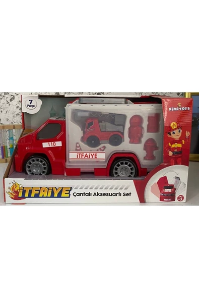 Çantalı İtfaiye Aracı - Mavi Su Dünyası ürün görseli 1