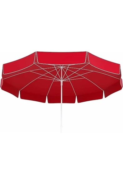 GM 10 Telli Polyester Şemsiye 2 Mt + Bidon + Çanta +KAZIK - Resim 4